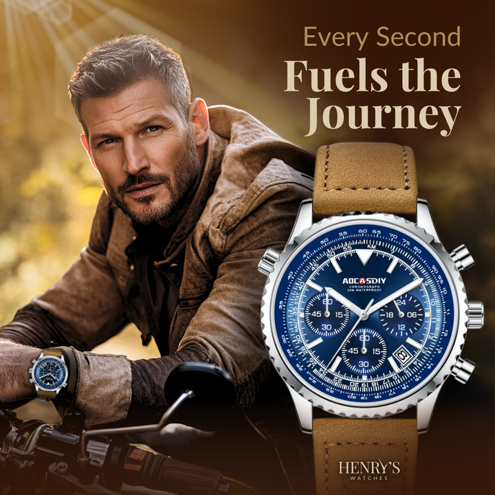 Luksusowy Zegarek Chronograf